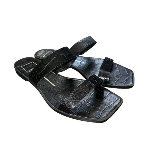 Dolce Vita Shoes - Dolce vita Issac croc embossed open toe slide sandal